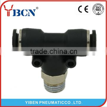 PB black plastic pipe fittings pneumatic air hose fitting pneumatic connector plastic pipe fitting