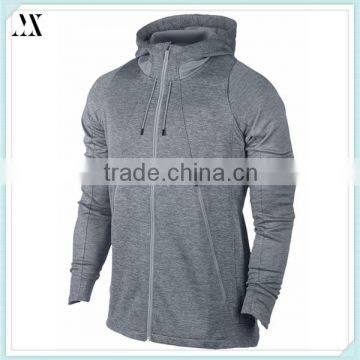 2016 Custom Heather Grey Man Hoodie Insulation Warmth For Hoodie