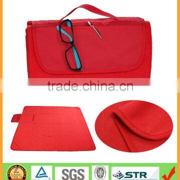Out-of-door Fold up Picnic Rug, Camping Mat ,Travel Blanket With Handle Pouch