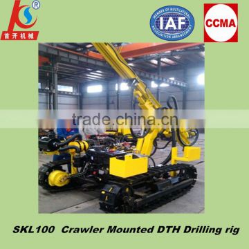 SKL100 Single cylinder open down-the-hole diesel Crawler drilling rig