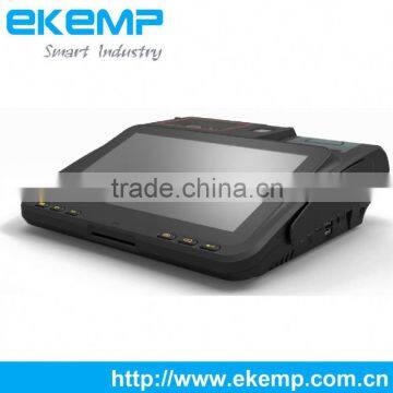 Fingerprint EFT POS RFID Machine Support 3G WIFI Barcode Scanner RFID Thermal Printer