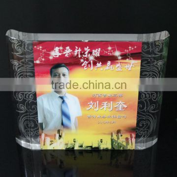 2016 newest wedding favor 3d printing crystal photo frame