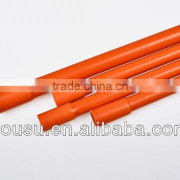 20mm diameter .2.4 thickness orange cable ducting with the socket for AS2053