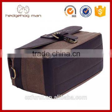 2016 Fashion HEDGEHOG MAN Vintage Handmade Genuine Leather DSLR Bag photo-5