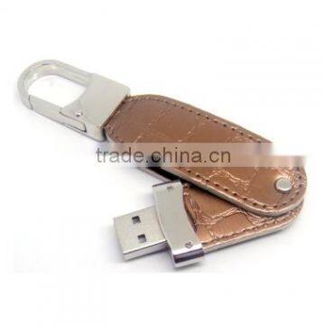 promotional leather usb flash drive/ 128gb usb3.0