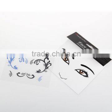 Customize Easy Peel off Full Face Game Tatoo Face Mask Tattoos photo-3