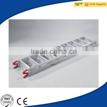 Tri-Fold Folding Motorcycle ATV Aluminum Snowmobile Lawn Trailer Loading Ramp photo-2