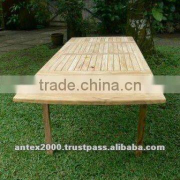 Wing Table from teak wood for outdoor furniture