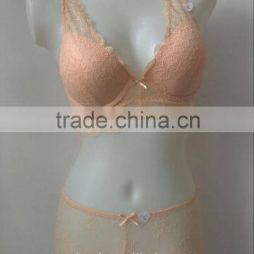 New design sexy longline bra and lace panty(FPY332)