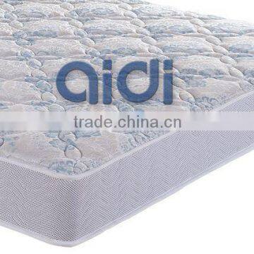3D Mesh Fabric Sky Blue Independent Pocket Spring Single Dormitory Foam Mattress AC-1212