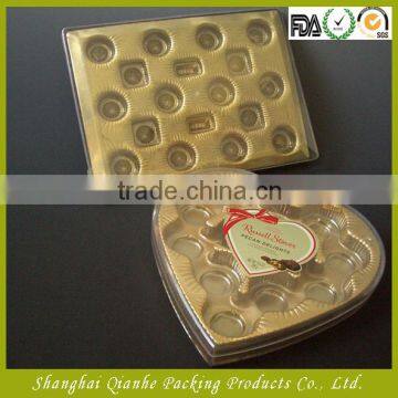 Golden Trays With Compartments