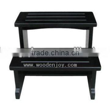 Good Quality Spa Salon Furniture ,2000# S Mooth Solid Wood Foot Step Trolley, Beauty Facial Trolley , Beauty Stool photo-3