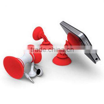 Double Sides Sucker Design Silicone Cell Phone Holder/New Arrival Sucker holder / Support for cellphone