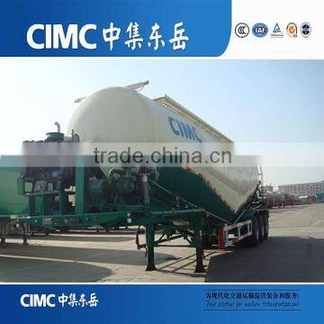 CIMC Carrier Used 3 Axle Cement Bulk Tanker Semi Trailer