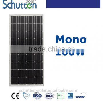 Hot Sale!Small solar panel! Small system!Household use! solar charger monocrystalline solar panel solar module 100w