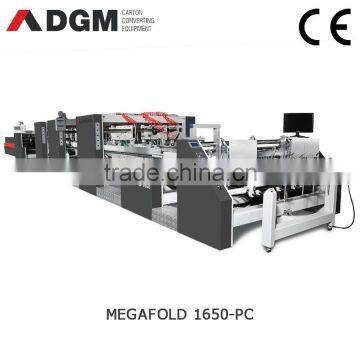 MEGAFOLD 1650-PC high speed automatic carton box folder gluer