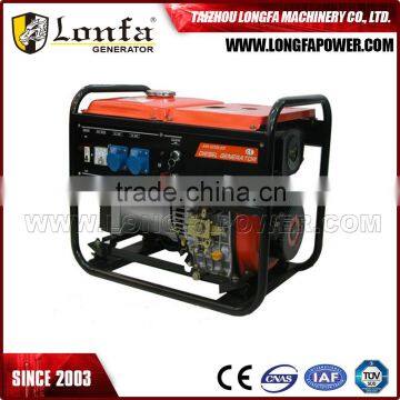 5KW Portable Open Frame Diesel Welding Generator