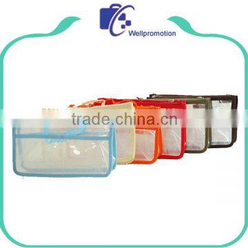 Large Size Transparent Pvc Cosmetic Bag Travel Clear Makeup Bag for Vacation Supplier's Choice photo-4