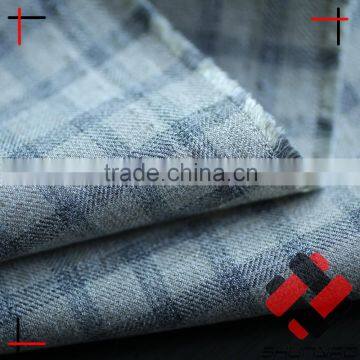 ATY Yarn Wool Melange Plaid Fabric Not Yarn Dyed photo-5