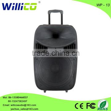 Supply all kinds of plastic portable trolley bluetooth speaker