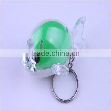 plastic led animal flashlight keychain