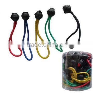 6" length, Dia:6mm heavy duty auto Toggle Ball Loop Bungee Cord,ball stretch cords