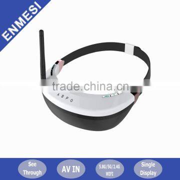 Latest Arriving See Through 98inch Flysight FPV Goggle Video Glasses Quadcopter with AV In