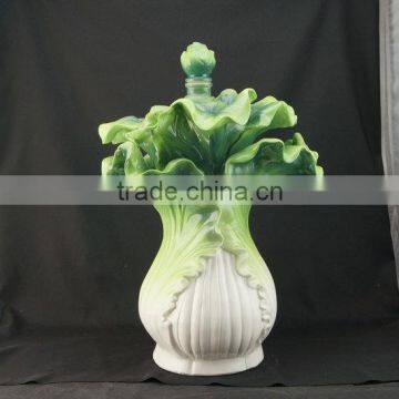 Chinese cabbage shape ceramic Sealing ceramic Material decorative wine bottle