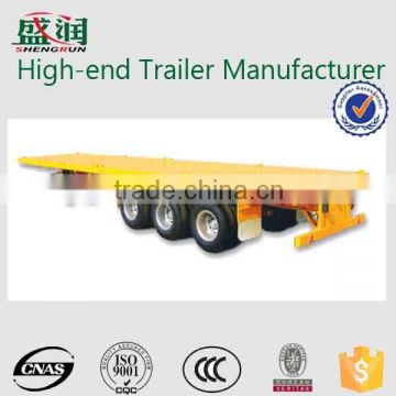 Hot Sale CSAC 40ft Flatbed Container Semi Trailer With 8/12 Twist Locks