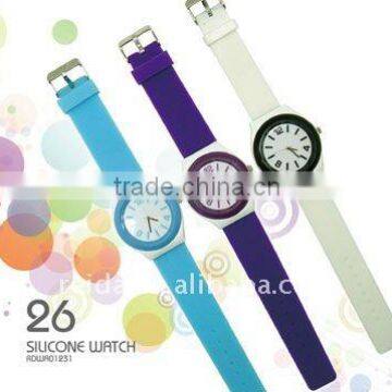 prmotion silicone wrist watch for children