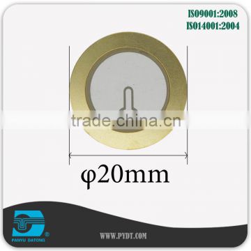 20mm Piezo ceramic disc element