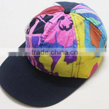 hawaiian wholesale floral snapback hat cap with propeller