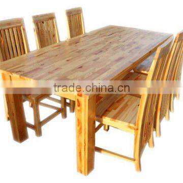 modern dining table and chair