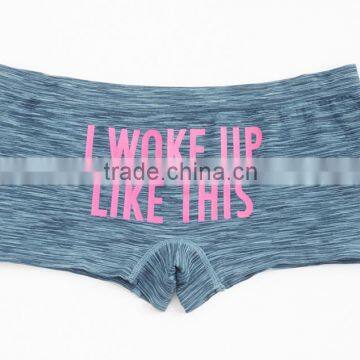 Space Dye Knitting For Seamless Boy Shorts photo-5