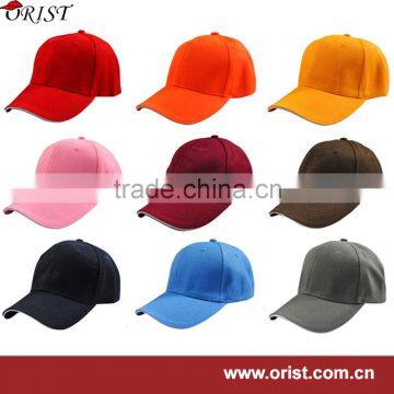 Promotional 5 panel baseball cap 6 panel baseball cap without logo