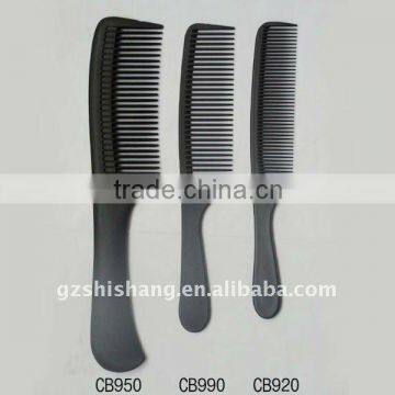 plastic carbon comb set,salon comb set