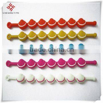 Shell shape silicone bracelet silicone wrist band