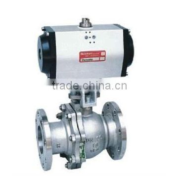 Ball Valve with electric actuator or Pneumatic actuator