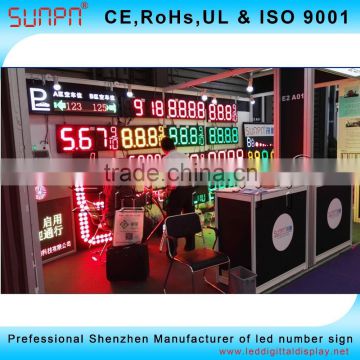 Mongolia 15inch Led seven segment module outdoor IP65