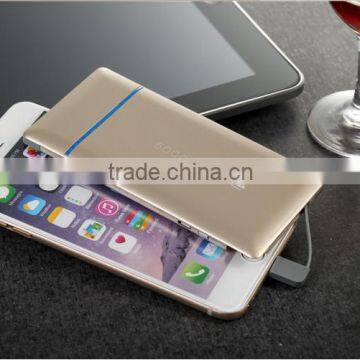 universal small size lithium polymer battery thin power bank credit card for iphone