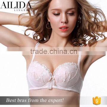Japanese Style Bowknot Front Underwired Push Up Bra Ladies Bra