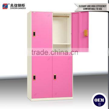 High-value 4 Door Wardrobe Stainless Steel Closet Locker Environmental Steel Locker photo-2