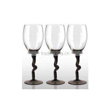 TWIST STEM RED WINE GLASS