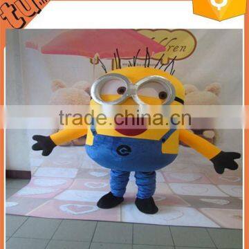 2015 best selling products adult minion mascot costume / despicable me minion mascot costume for advertising for advertising