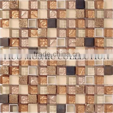 Fico 2016 new !23GM02 4mm glass mosaic tile