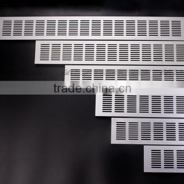 Aluminum grill air vent for kintchen cabinet door