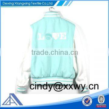 Winter fashion hot clothing custom varsity jacket