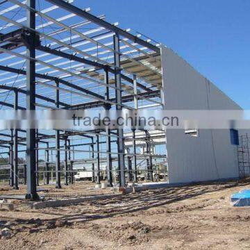 Prefab heavy steel space grid frame structure shed building