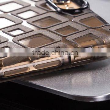 Free Sample Latest Design Cube Style 3D PC Protective Lens Frame TPU Mobile Phone Case for IPhone6s Case photo-4