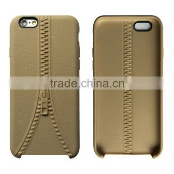 Mobile Phone Case Manufacturer TPU Zipper Design 8 Colors Anti-throw Back Cover for Apple IPhone 6 photo-4